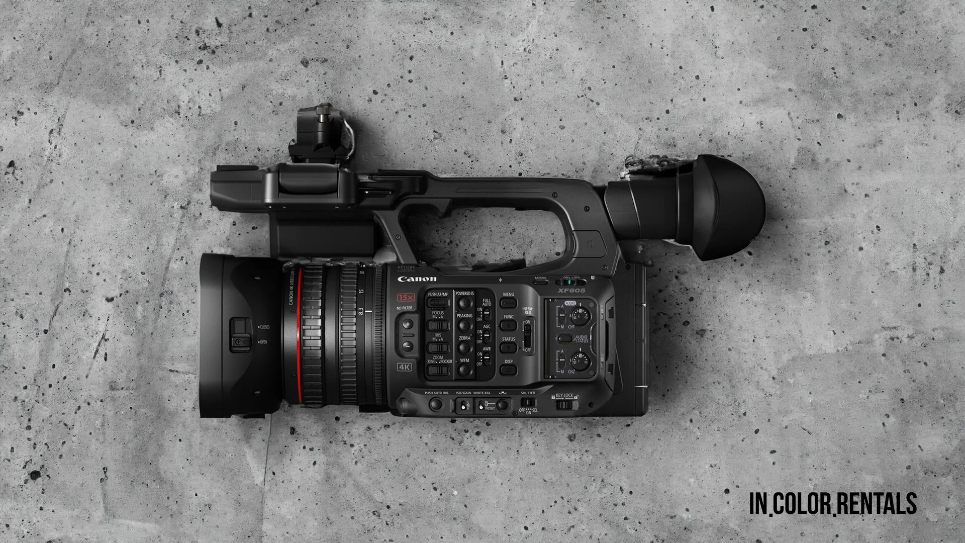 Rent Canon XF605 Camera in Las Vegas — IN COLOR RENTALS